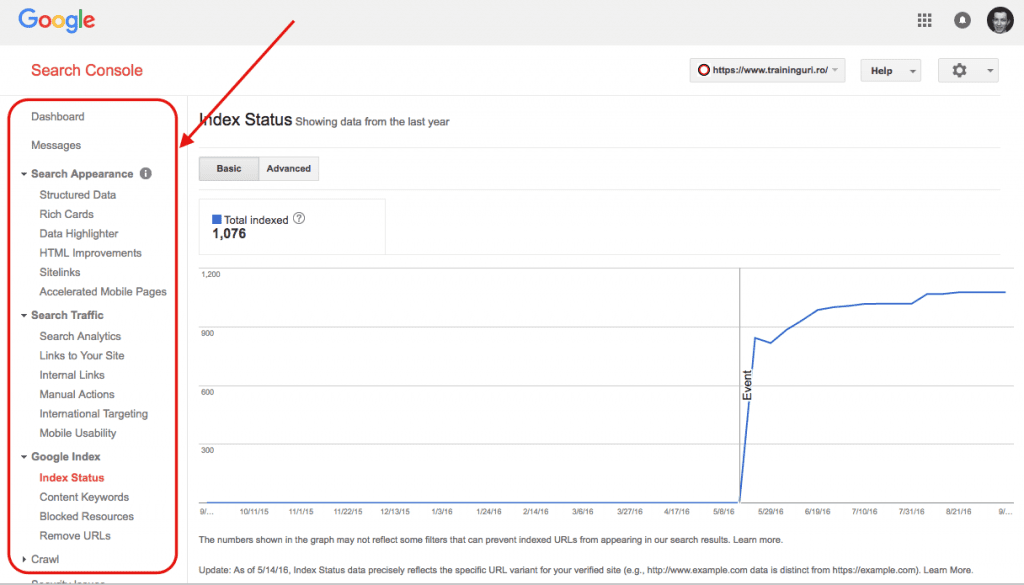 google webmaster tools