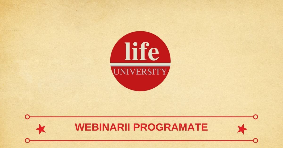 webinarii programate