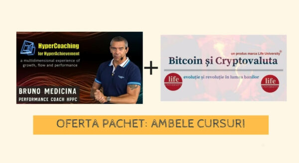 Pachet 2 cursuri: HyperCoaching  + Bitcoin si Criptovalute (P11)