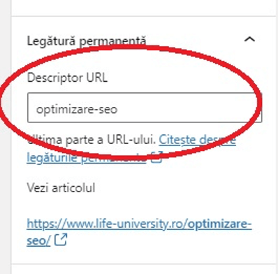 link optimizare SEO