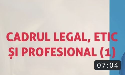 Cadrul legal, etic si profesional in coaching