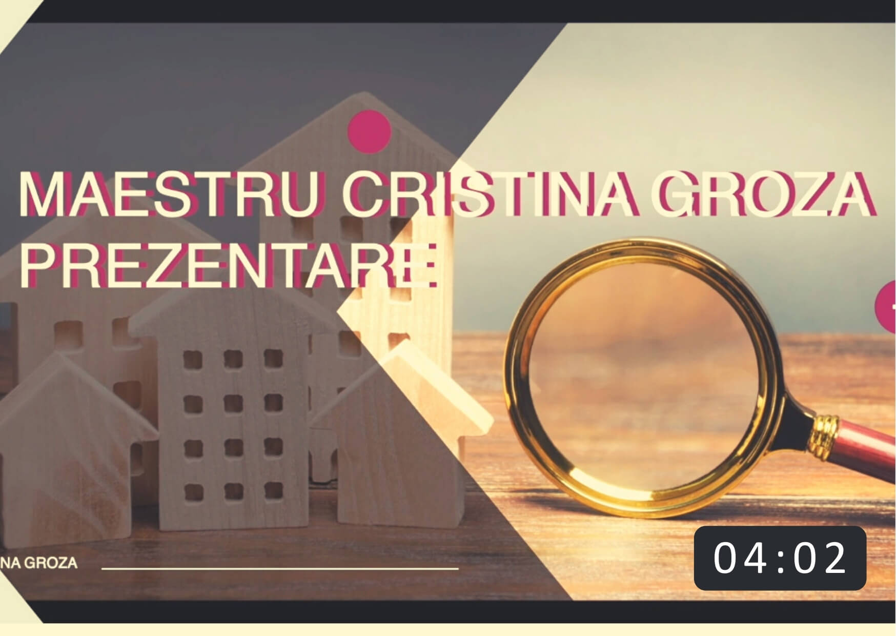 Masterclass Cristina Groza