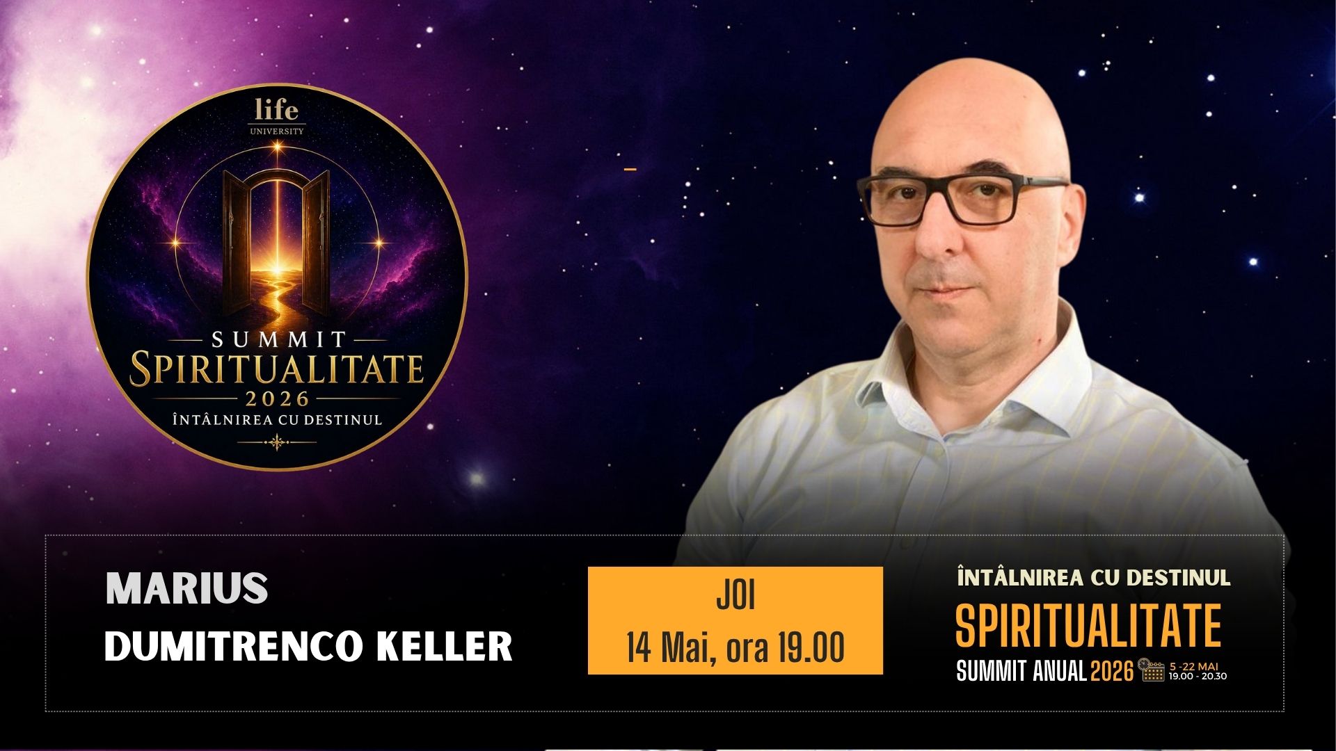 Summit Spiritualitate 2026 - Marius Dumitrenco