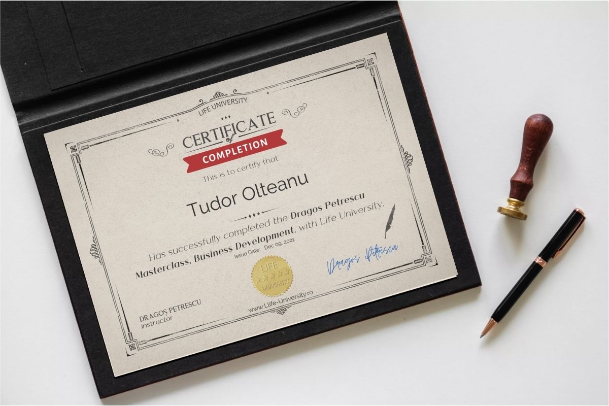 certificare curs business development