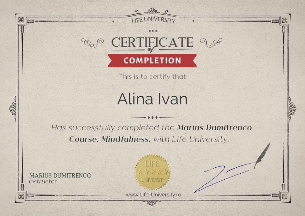 Certificare curs Mindfulness (1)