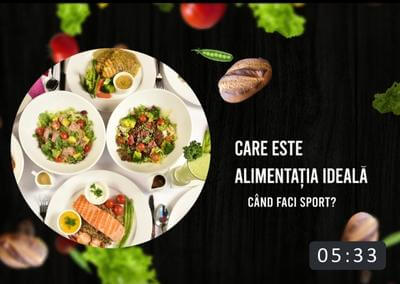 Care este alimentatia ideala cand faci sport