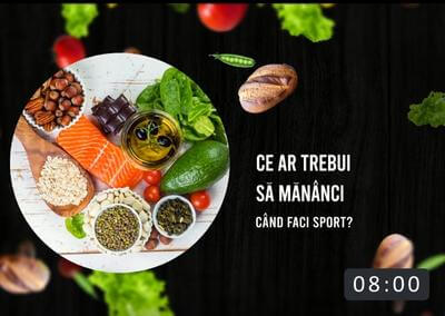 Ce ar trebui să mananci atunci cand faci sport