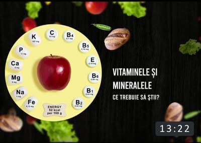 Vitaminele si mineralele ce trebuie sa stii