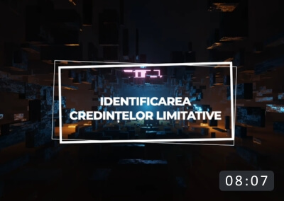 Identificarea credintelor limitative