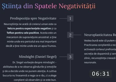 Parenting conștient: reglarea emoțiilor și cultivarea optimismului.