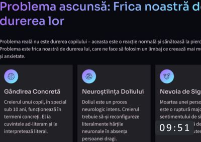 Lecție despre moarte și doliu în educația emoțională a copilului.